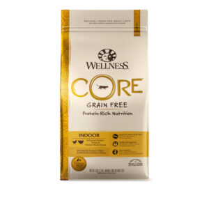 ลดล้างสต๊อก Short Expired อาหารแมว WELLNESS CORE สูตร Indoor 5lb(2.2kg)