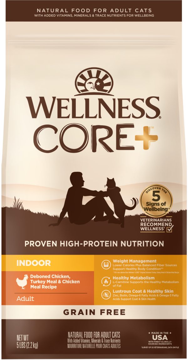 อาหารแมว WELLNESS CORE สูตร Indoor 5lb(2.2kg) - Image 2