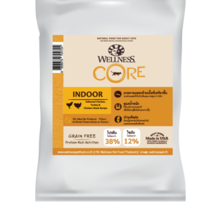 สินค้าตัวอย่าง wellness core แมว indoor