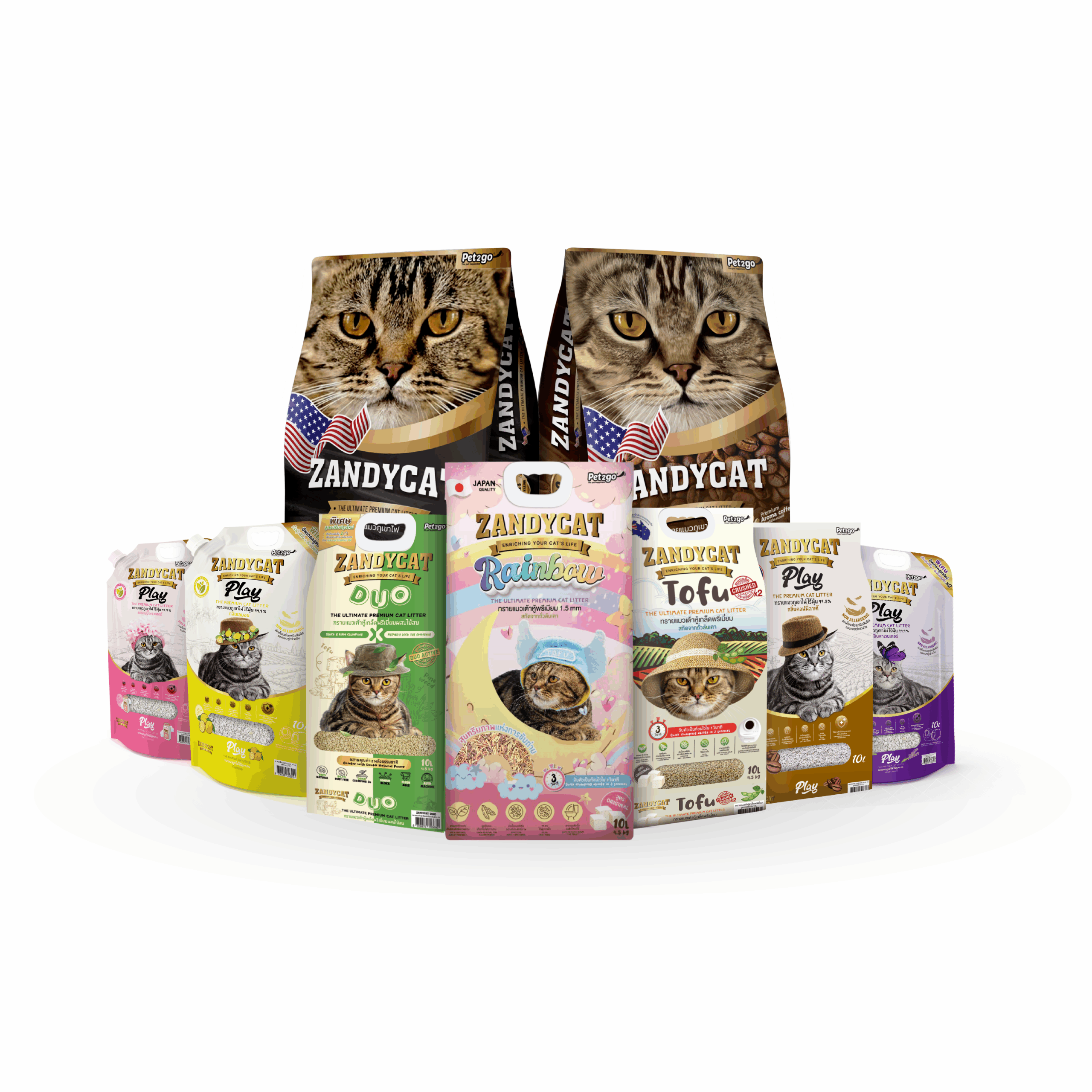 ทรายแมว zandycat